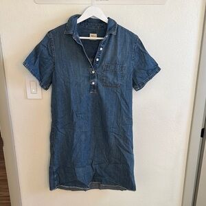 Gap Denim Short Sleeve Dress